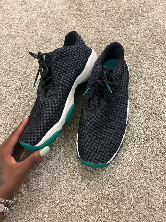 Nike Other - Nike Air Jordan Future Low GG Black Retro Teal RARE size 9Y